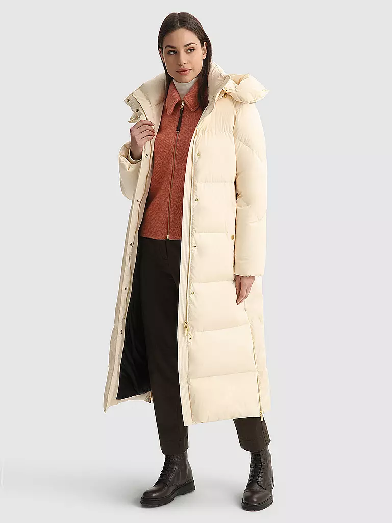 WOOLRICH Daunenmantel Aurora Long olive